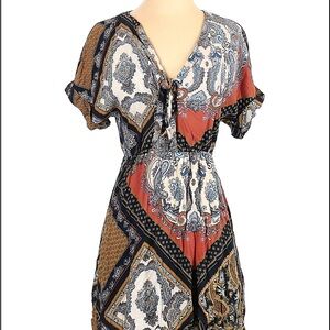 H&M Multicolor Hanker Chief  Dress